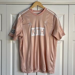 Kith Adidas Soccer Flamingos Home Game Jersey Pink
